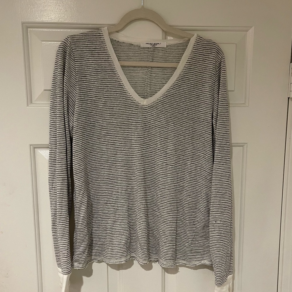 Project Social T Long Sleeve Sweater Top